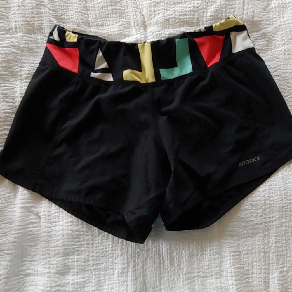 Black Brooks Running Shorts